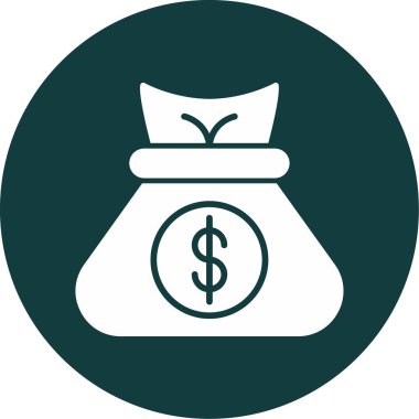 para çantası simgesi, vektör illüstrasyonu basit tasarım