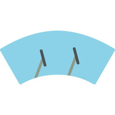 Silecek ağ simgesi vektör illüstrasyonu