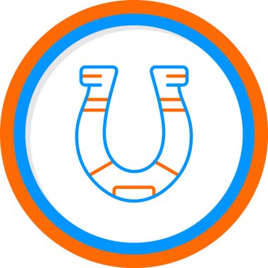 At nalı. Web simgesi basit illüstrasyon 