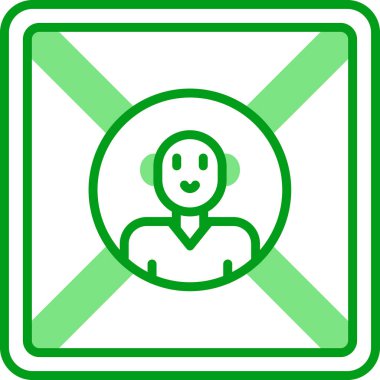 Çevrimiçi İş Web simgesi basit illüstrasyon