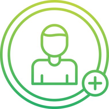 kullanıcı simgesi, vektör illüstrasyonu ekle 