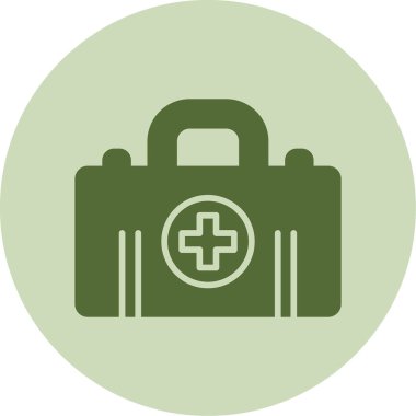 ilk yardım kutusu vektör simgesi 