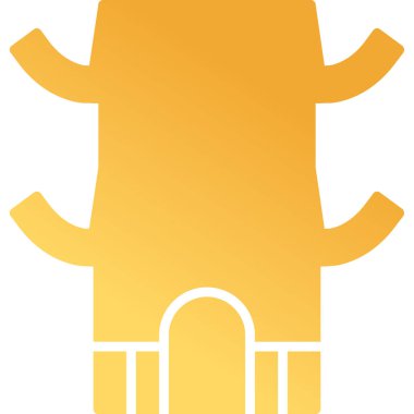 Dojo binası simgesi, vektör illüstrasyonu basit tasarım