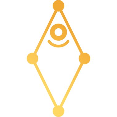 eşkenar dörtgen simgesi, vektör illüstrasyonu, tasarım şablonu