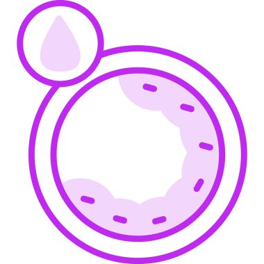 Kolesterol web simgesi vektör illüstrasyonu