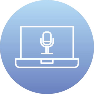 dizüstü bilgisayar simgesi, vektör illüstrasyonu basit tasarım