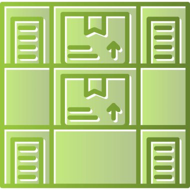 Stok simgesinin vektör illüstrasyonu 