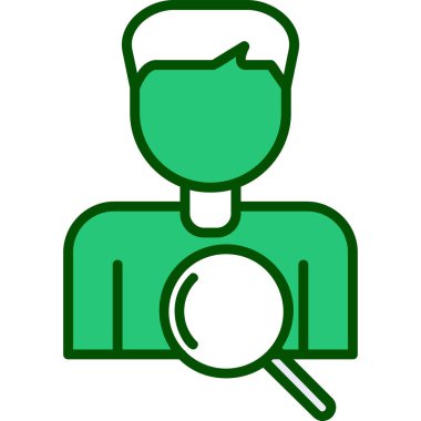 Seçim Süreci Web simgesi vektör illüstrasyonu