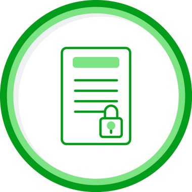 belge web simgesi basit resimleme 