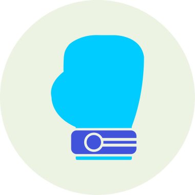 Boks eldiveni simge vektör çizim