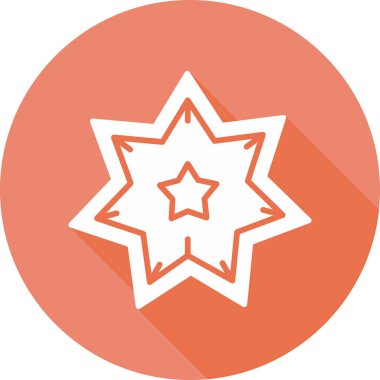 yıldız web simgesi basit illüstrasyon 