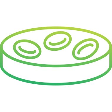 Kırmızı kan hücreleri. Web simgesi basit illüstrasyon