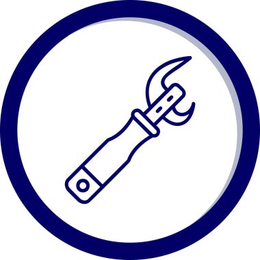 Açıcı simgesi vektör illüstrasyonu