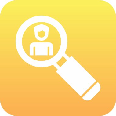 Asker Adayı Web simgesi vektör illüstrasyonu