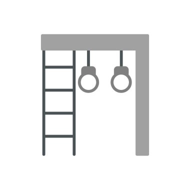 Spor Salonu Çubukları web simgesi, vektör illüstrasyonu 