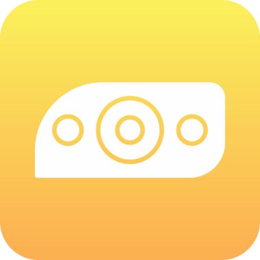 Modern araba aydınlatma simgesinin vektör illüstrasyonu                  