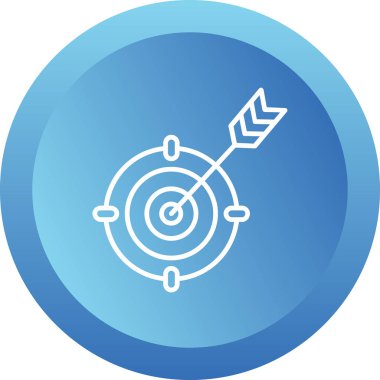 goal icon, vector illustration simple design