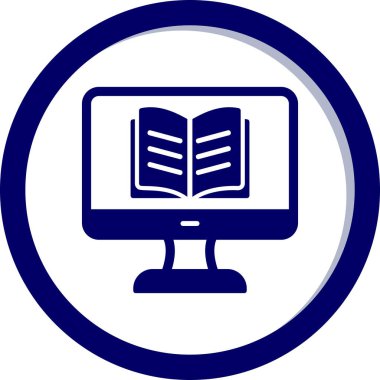 Özel ders. Web simgesi basit illüstrasyon