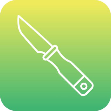 bıçak simgesi vektör illüstrasyonu