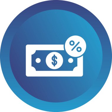 vergi ikonu öde. Web basit illüstrasyonu