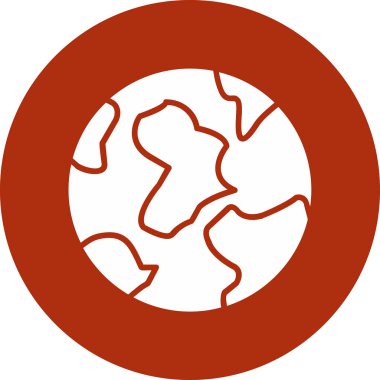 Toprak. Web simgesi vektör illüstrasyonu 