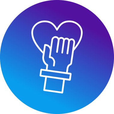 Dürüst web simgesi vektör illüstrasyonu