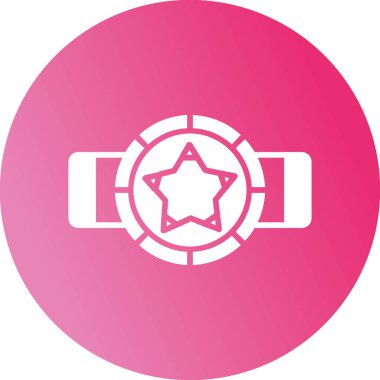 yıldız web simgesi basit illüstrasyon 