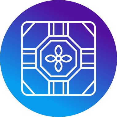 Döşeme. Web simgesi basit illüstrasyon