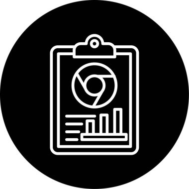 İzleme. Web simgesi basit illüstrasyon