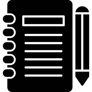 Gündem web simgesi, vektör illüstrasyonu