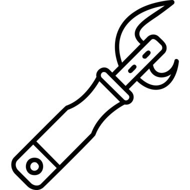 Açıcı simgesi vektör illüstrasyonu