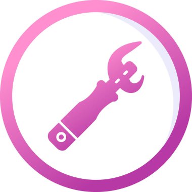 Açıcı simgesi vektör illüstrasyonu