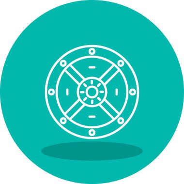 Ağ için koruma kalkanı vektör simgesi 