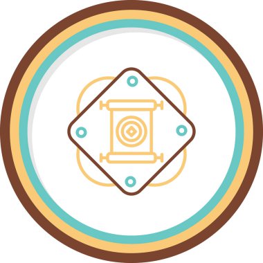 Web simgesi vektör resimlemesini kaydır 