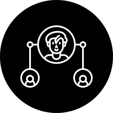 iş adamı simgesi vektör illüstrasyonu 