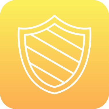 kalkan simgesi web basit illüstrasyon