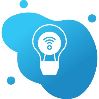 ampul simgesi, vektör illüstrasyonu 