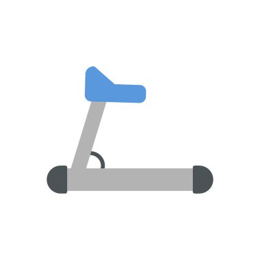 koşu bandı web simgesi, vektör çizim 