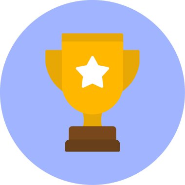 Kupa kupası. simge vektör illüstrasyonu