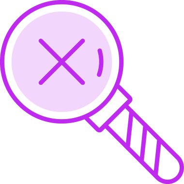 Yanlış simgenin vektör illüstrasyonu 