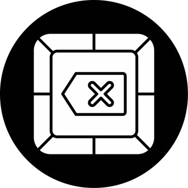 Arkaplan veya ok simgesinin vektör çizimi