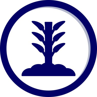 Bamboo icon, vector illustration simple design