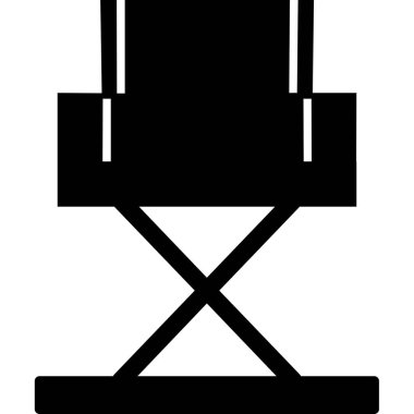 Yönetici Koltuğu simgesinin vektör illüstrasyonu           