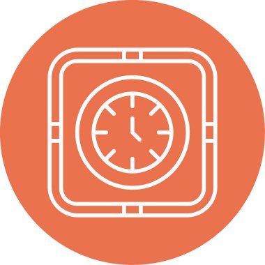 Zamanlama simgesi, vektör illüstrasyonu