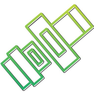 Emniyet kemeri ağ simgesi, vektör illüstrasyonu 