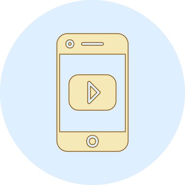 vektör çizimi sosyal medya simge 