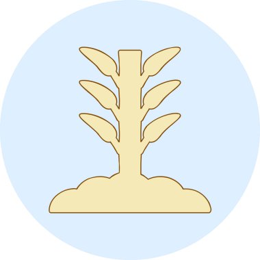 Bamboo icon, vector illustration simple design