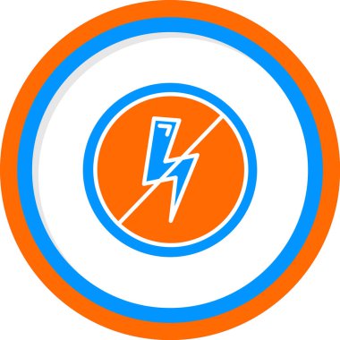 Anti Statik Ağ ikonu vektör illüstrasyonu