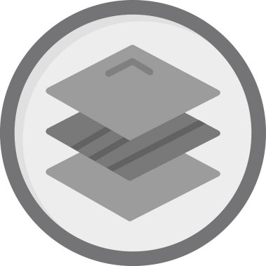 Membrane Web simgesi basit illüstrasyon             