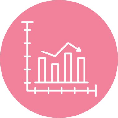 çubuk grafik vektör illüstrasyonu